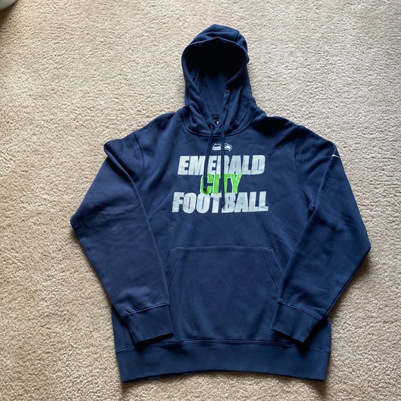 Nike Sweaters Emerald City Football Hoodie Poshmark